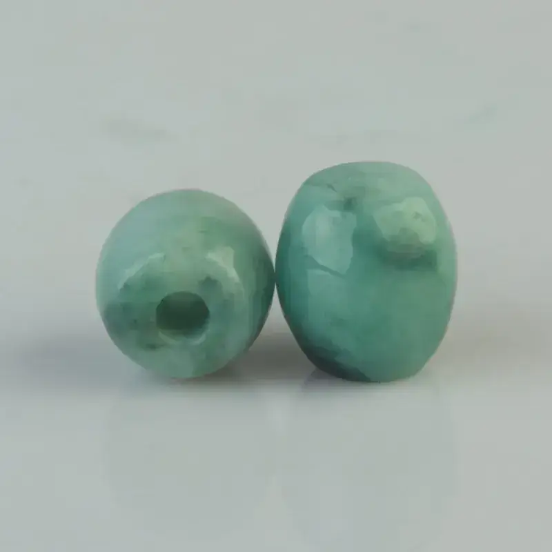 Green Jade Gourd Pendant Set of 4