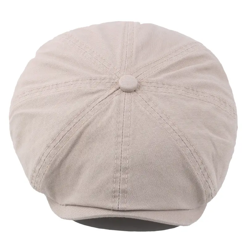 Men's Washed Cotton Peaked Hat Solid Color - Image 8