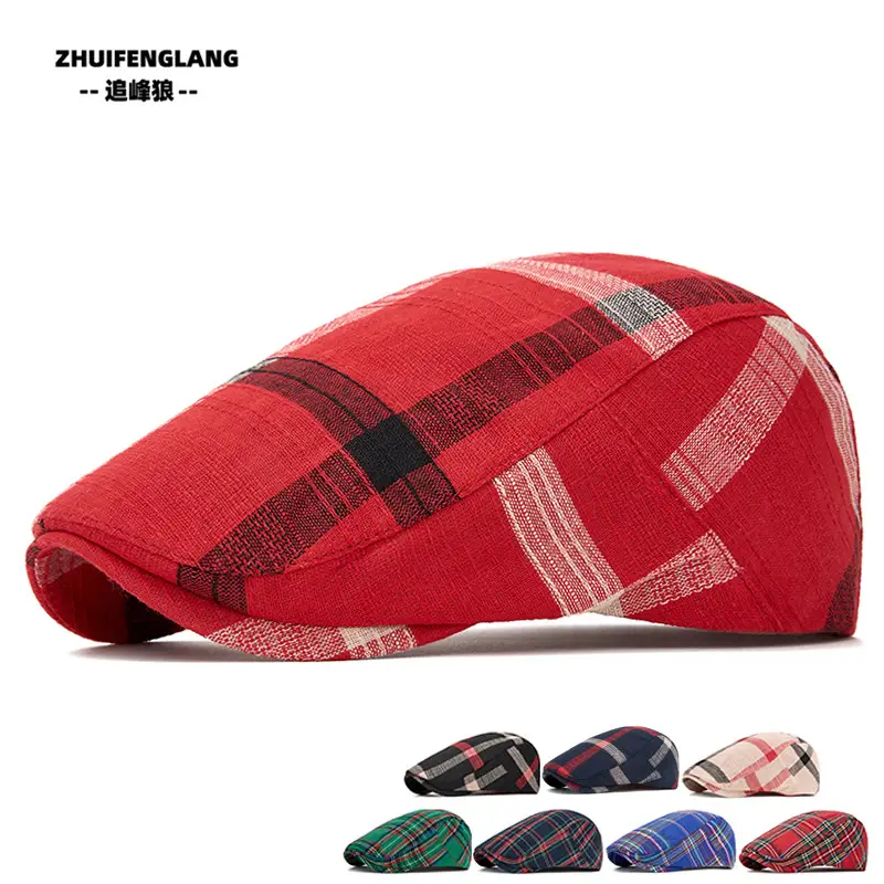 Men's Washed Cotton Peaked Hat Solid Color — feature 272