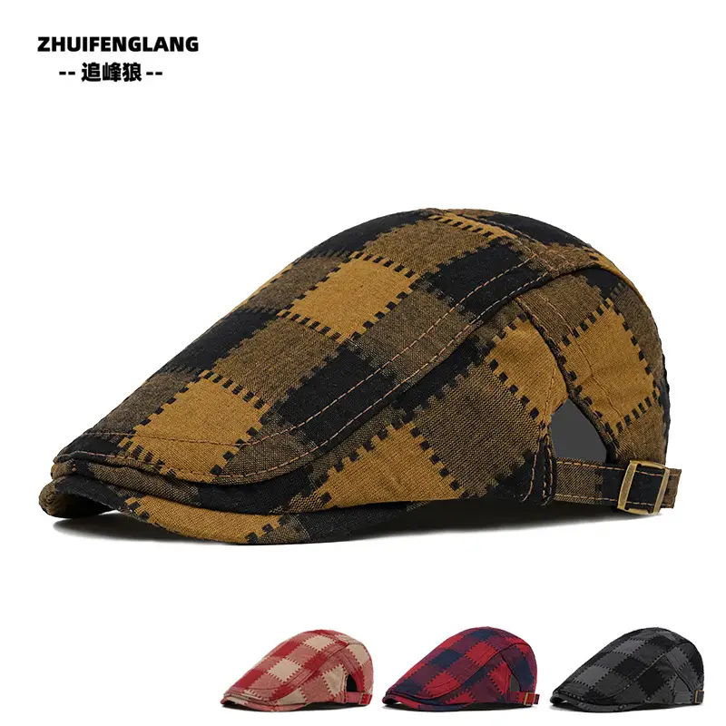 Men's Washed Cotton Peaked Hat Solid Color — feature 288