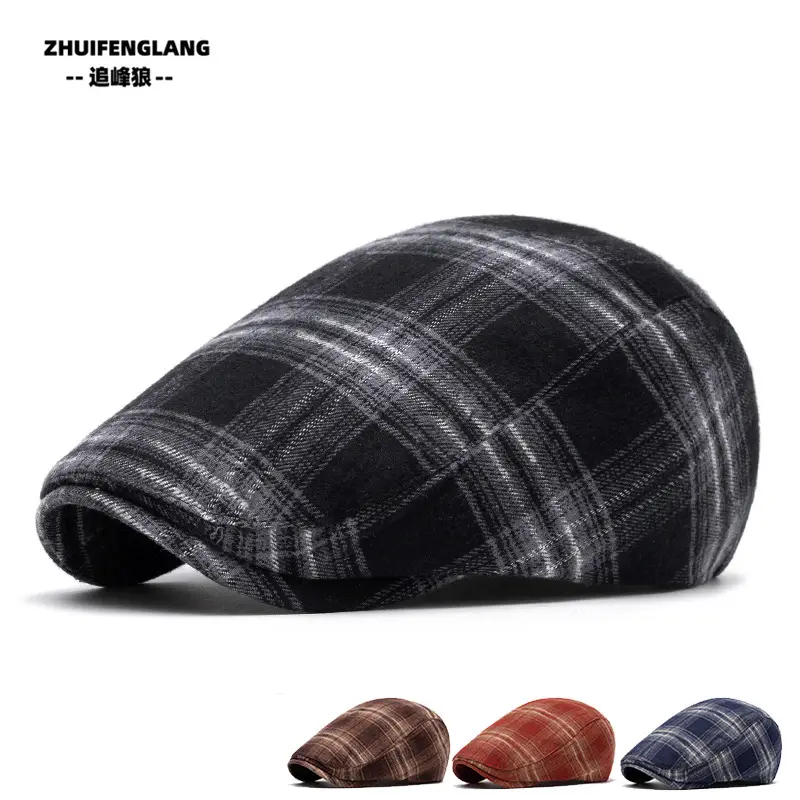 Men's Washed Cotton Peaked Hat Solid Color — feature 290