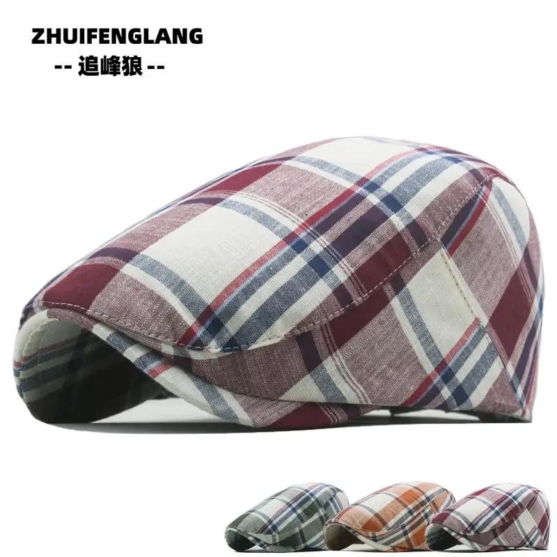 Men's Washed Cotton Peaked Hat Solid Color — feature 302