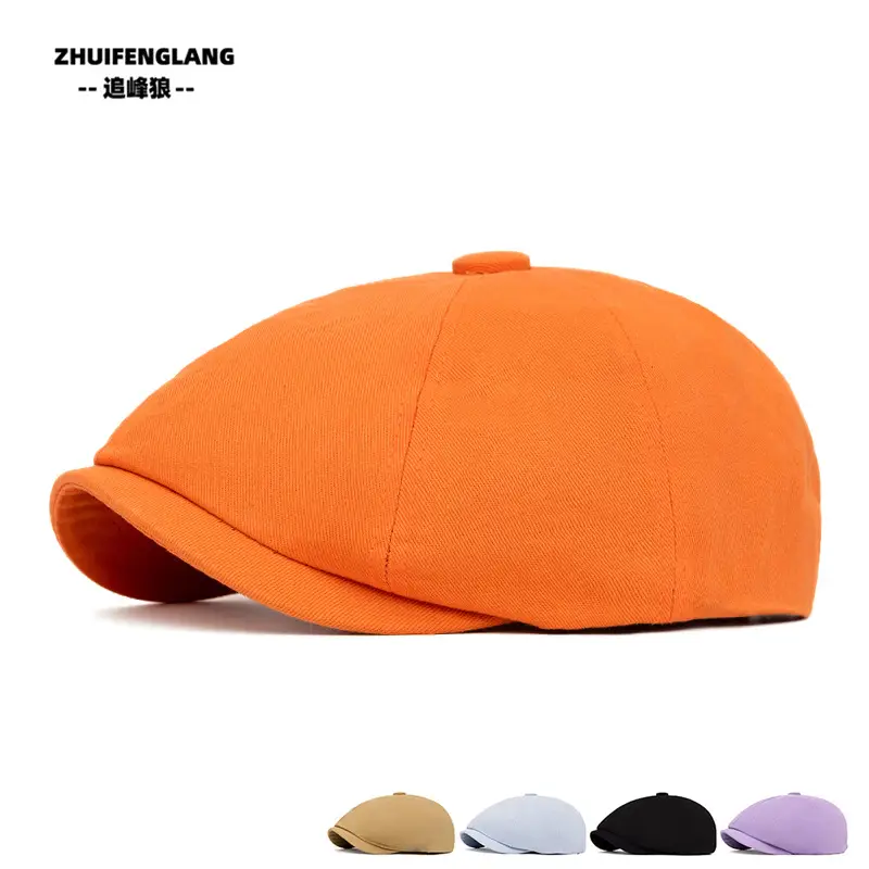 Men's Washed Cotton Peaked Hat Solid Color — feature 84