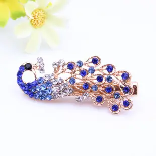 Blue Floral Diamond Hair Combs for Women — feature 13