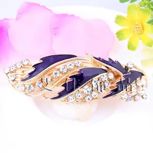 Blue Floral Diamond Hair Combs for Women — feature 6