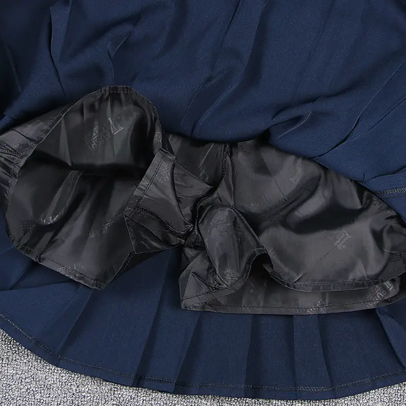Spot Japanese Pleated Skirt Macaron Solid High Waist - Image 18