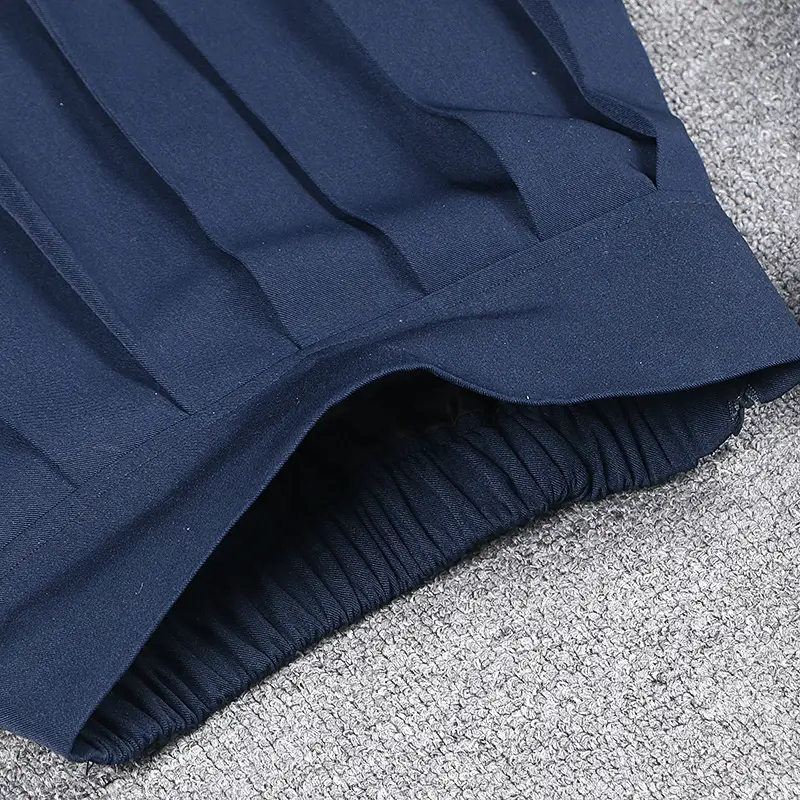 Spot Japanese Pleated Skirt Macaron Solid High Waist - Image 19
