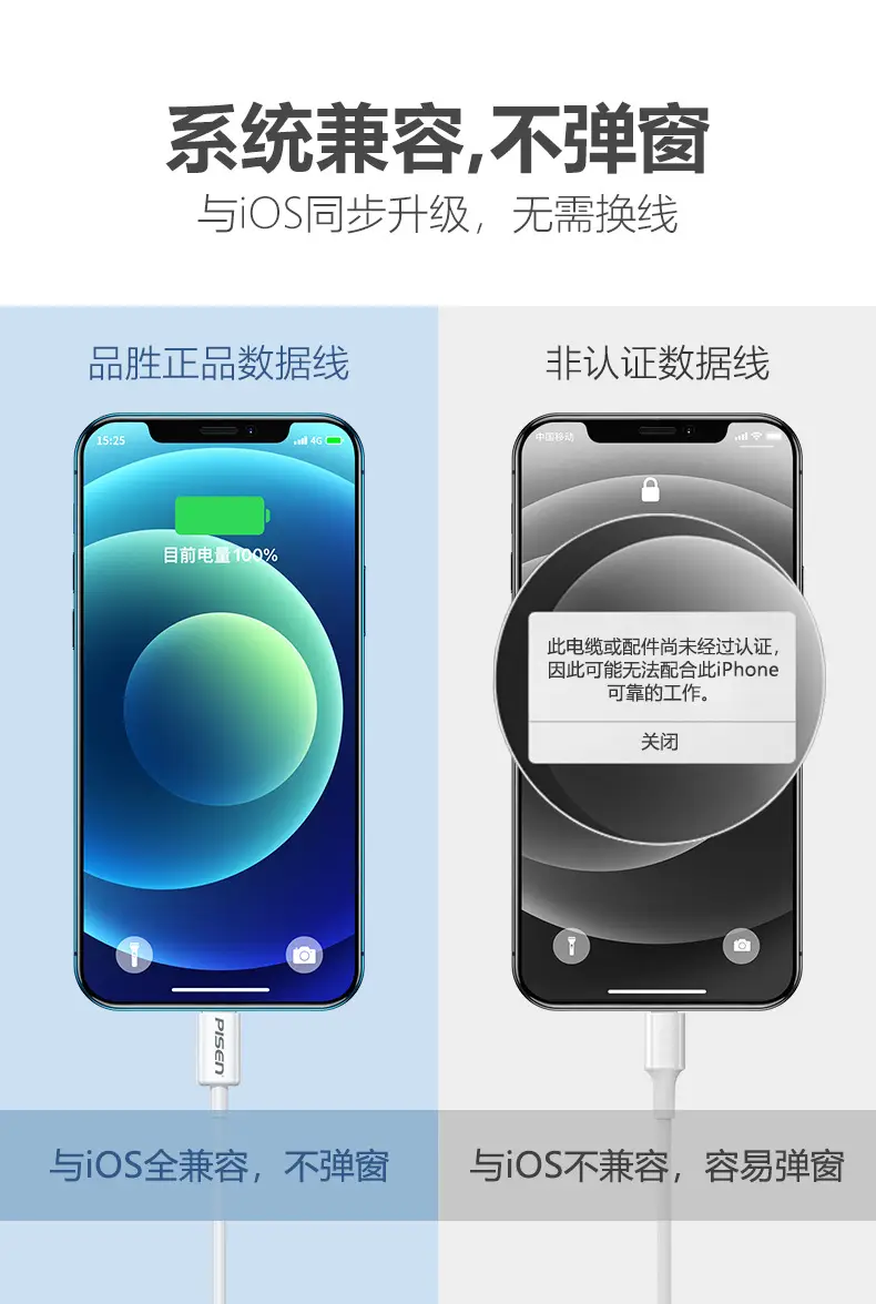Pinsheng 3m USB-C to Lightning Cable Fast Charging — feature 6