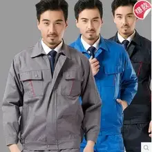 Men Women Summer Thin Short Sleeve Labor Protection Work Clothes Auto Workshop Suits — feature 19