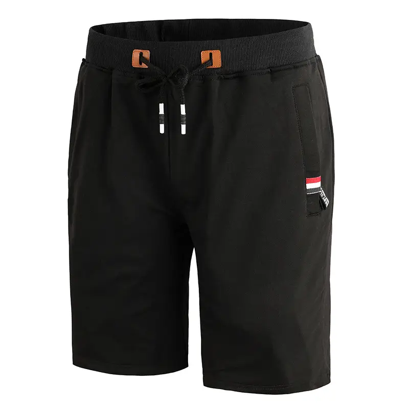 Men Knitted Shorts Olive Green Casual Dropshipping