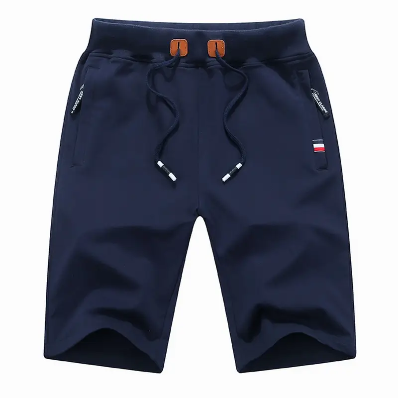 Men Knitted Shorts Olive Green Casual Dropshipping