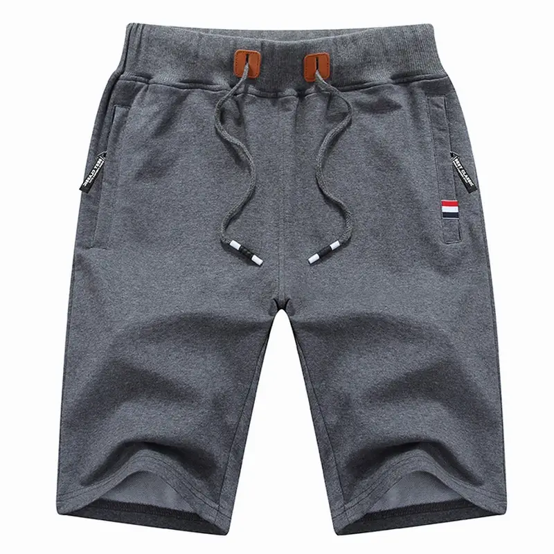 Men Knitted Shorts Olive Green Casual Dropshipping