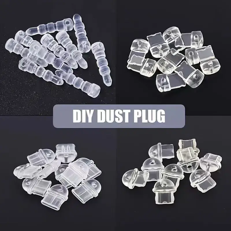 Type-C Android Lightning Plug Dust Plug White