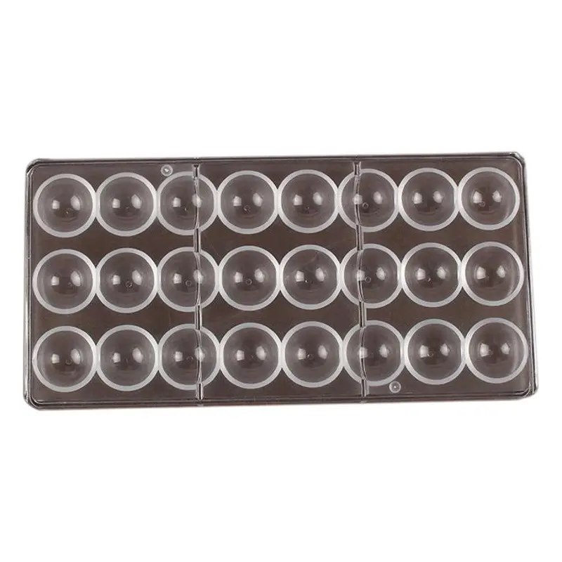 24 Pcs DIY 3D Spherical Chocolate Mold