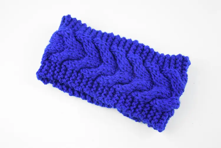 Pink Twist Knitted Wool Hair Band Ear Protector - Image 12