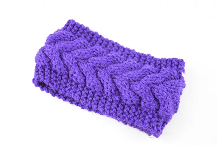 Pink Twist Knitted Wool Hair Band Ear Protector - Image 14