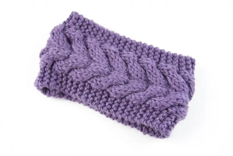 Pink Twist Knitted Wool Hair Band Ear Protector - Image 15