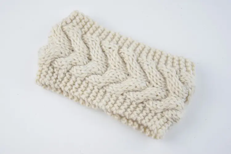 Pink Twist Knitted Wool Hair Band Ear Protector - Image 16