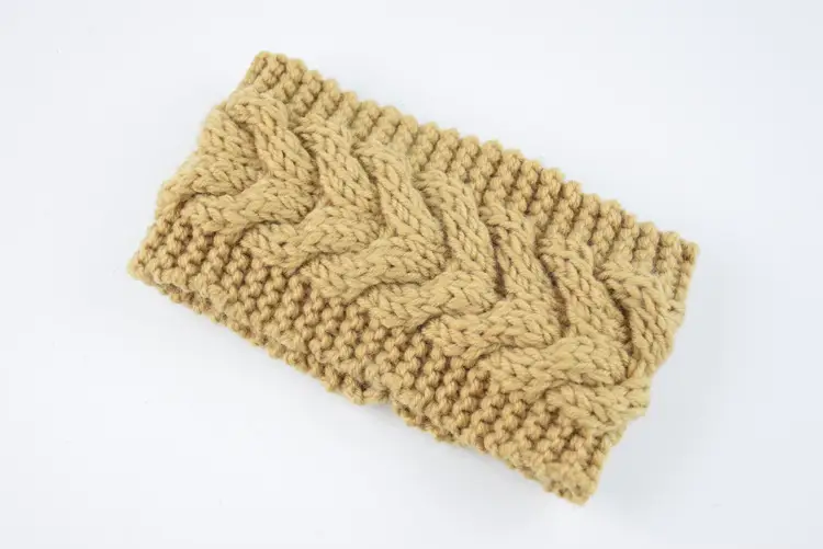 Pink Twist Knitted Wool Hair Band Ear Protector - Image 17