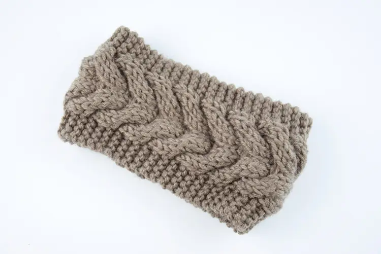 Pink Twist Knitted Wool Hair Band Ear Protector - Image 18