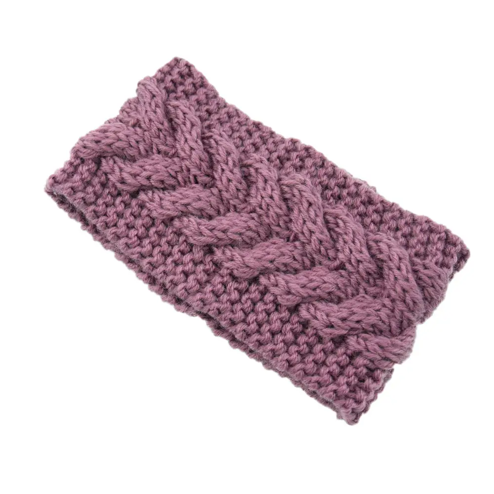 Pink Twist Knitted Wool Hair Band Ear Protector - Image 30