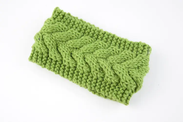 Pink Twist Knitted Wool Hair Band Ear Protector - Image 8