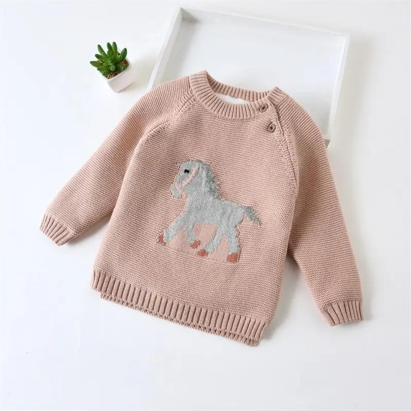 Boys' Yellow Whale Knit Sweater for Small Kids - Image 7
