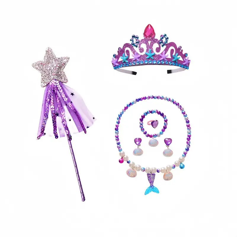 Halloween New Mermaid Birthday Dress for Big Girls, Stylish Princess Dress for Girls, Birthday Performance Costume