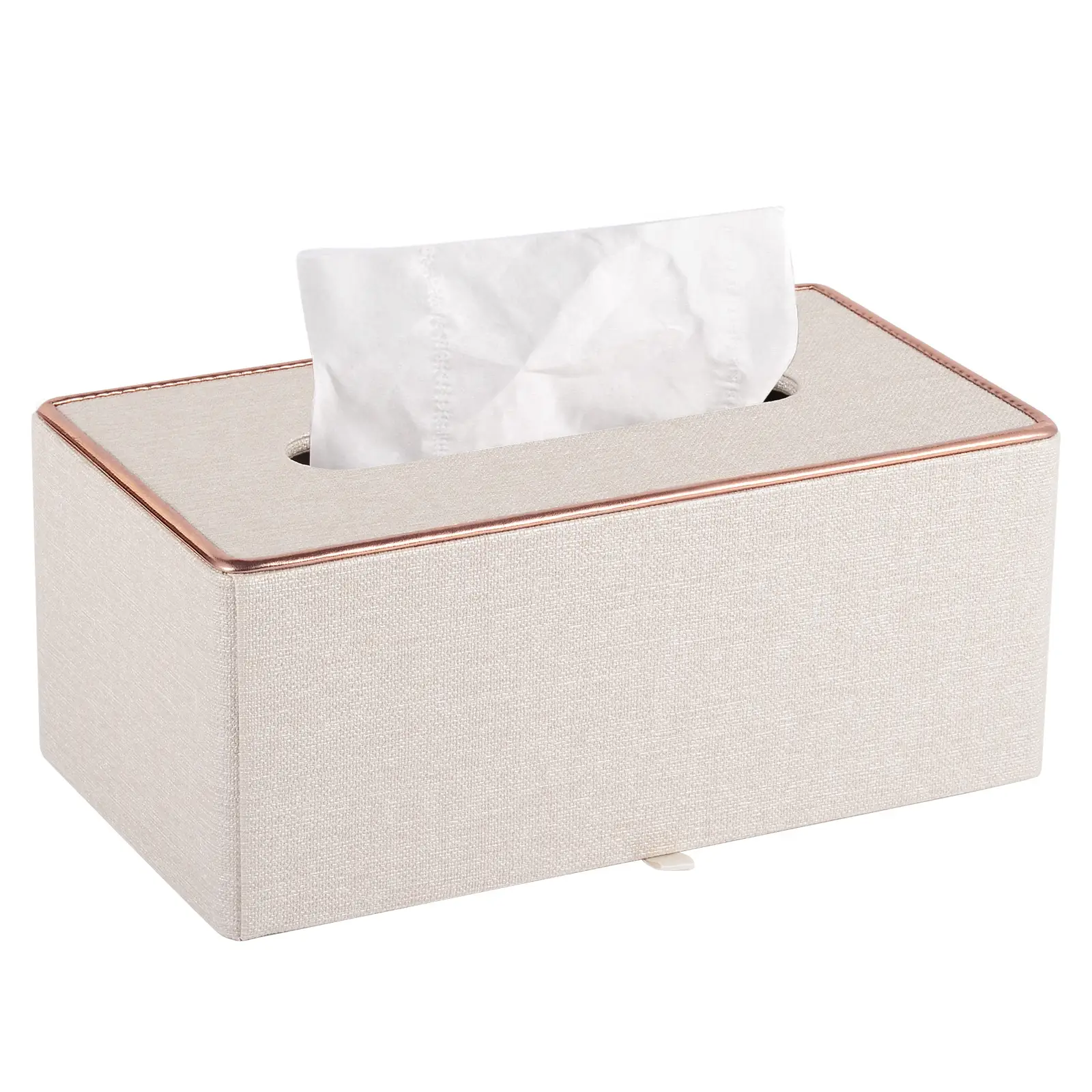 Coffee Color Leather Tissue Box 25x13cm - Image 11