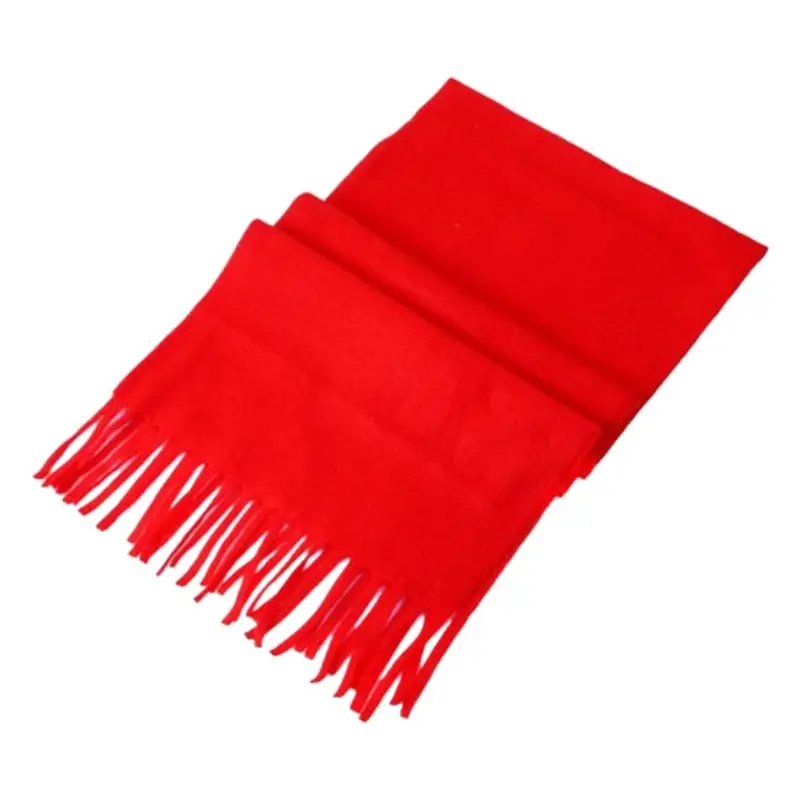Men & Women Velvet Shawl Scarf Red Plaid Black White