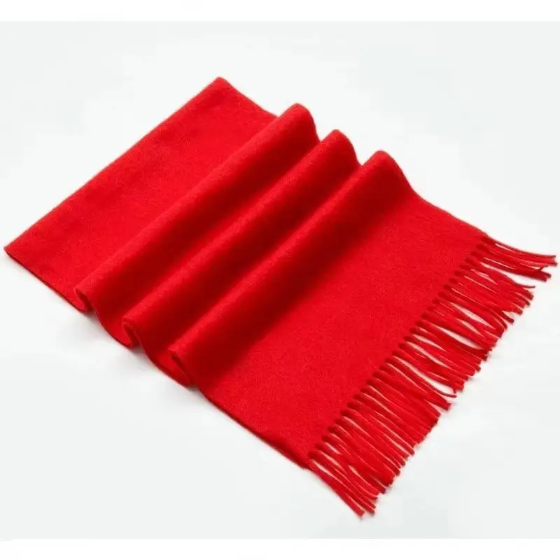 Men & Women Velvet Shawl Scarf Red Plaid Black White - Image 10