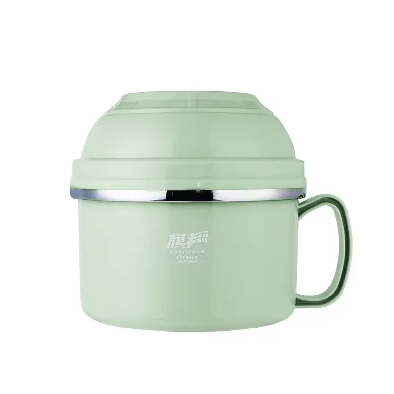 304 Stainless Steel Lunch Box Double Insulation Pink - Image 11