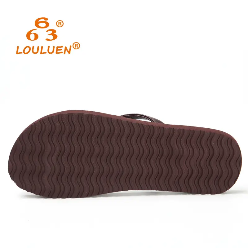 Couple Flip Flops Summer Black Brown Korean Style