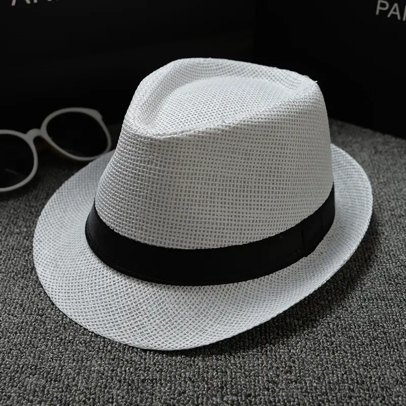 Brown Plain Cloth Jazz Hat for Men Women - Image 7