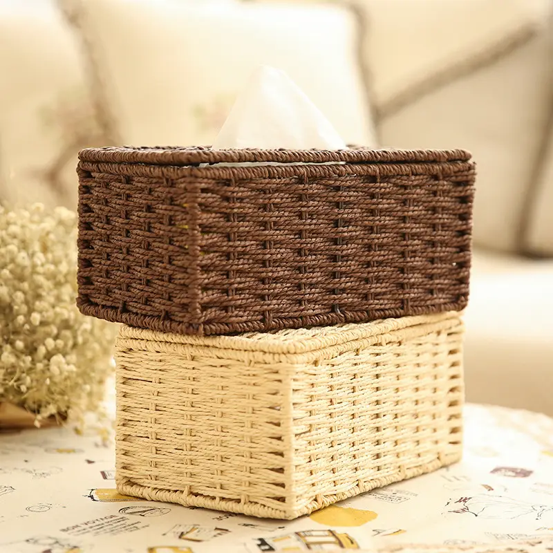Woven Tissue Box for Living Room & Home Decor - Image 5