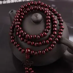 Purple Frosted Agate Bracelet with Crystal Charm — feature 13