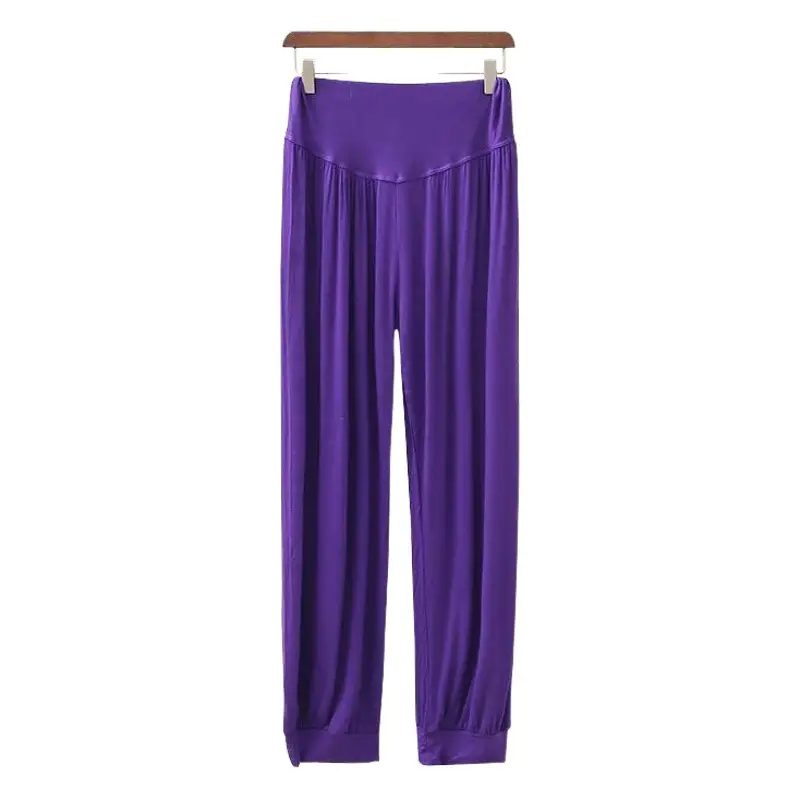 Women's Black Wide Leg Pants High Waist Loose Girdle Spring Summer