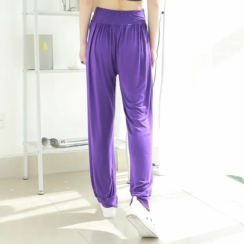 Women's Black Wide Leg Pants High Waist Loose Girdle Spring Summer — feature 13