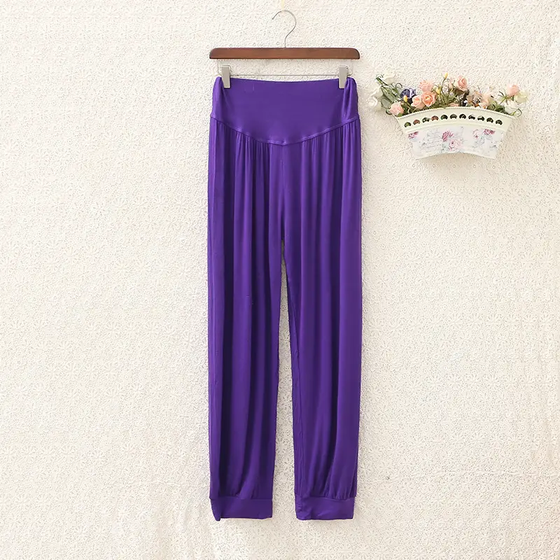 Women's Black Wide Leg Pants High Waist Loose Girdle Spring Summer — feature 35
