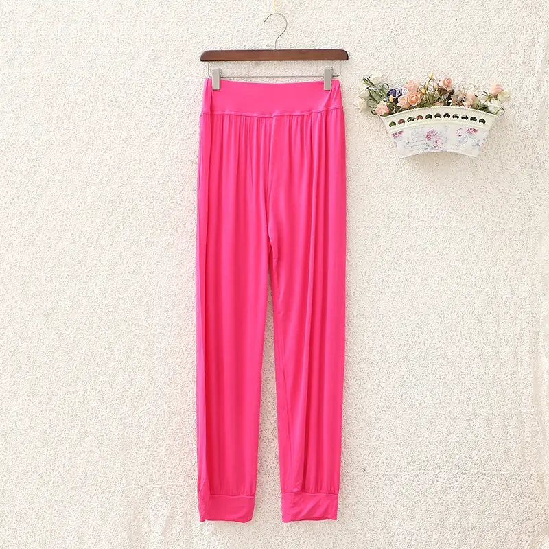 Women's Black Wide Leg Pants High Waist Loose Girdle Spring Summer — feature 37
