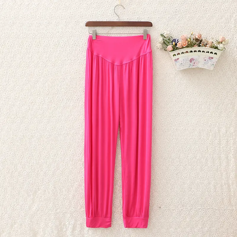 Women's Black Wide Leg Pants High Waist Loose Girdle Spring Summer - Image 4