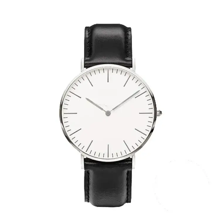 Brown Leather Belt Quartz Watch for Women - Image 3