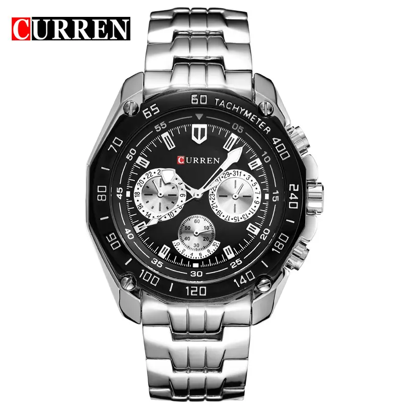 curren/Karen 8077 Men's Quartz Watch Waterproof Men's Watch Casual Business Watch Wristwatch