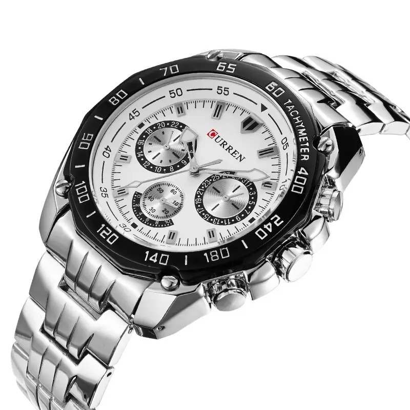 curren/Karen 8077 Men's Quartz Watch Waterproof Men's Watch Casual Business Watch Wristwatch