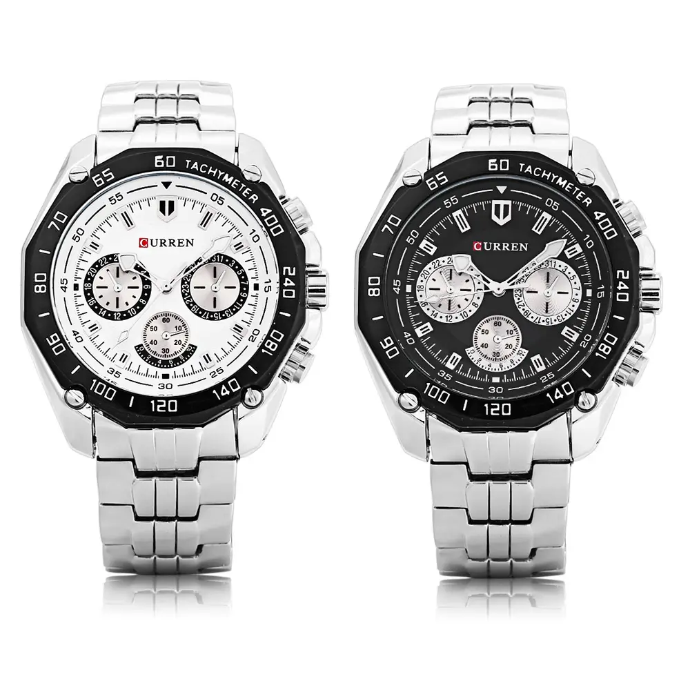 curren/Karen 8077 Men's Quartz Watch Waterproof Men's Watch Casual Business Watch Wristwatch