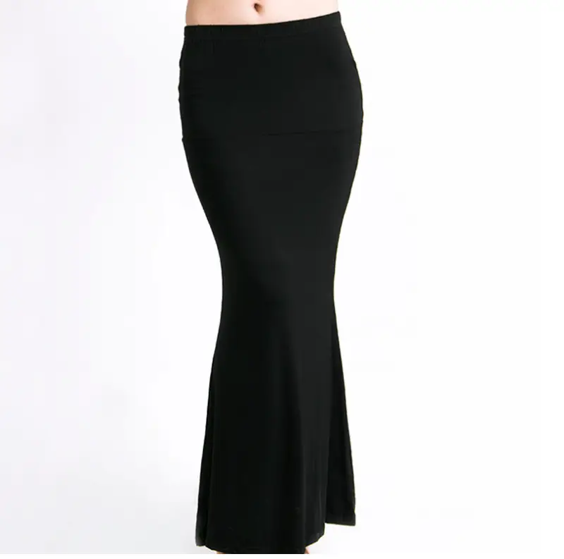 Plus Size Hip-Hugging Fishtail Skirt Red - Image 4