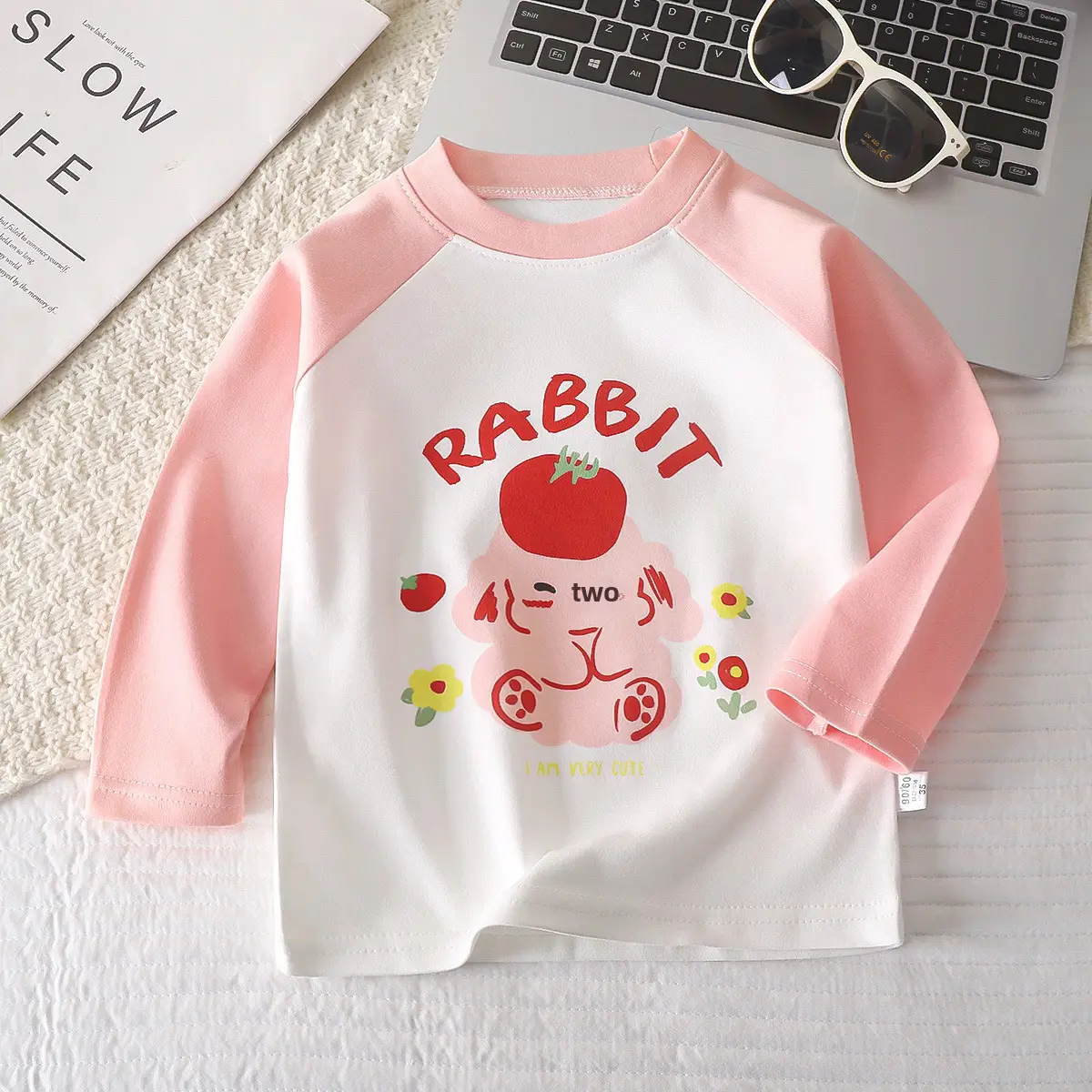 Children's Yellow Bunny Long Sleeve T-Shirt - Image 27