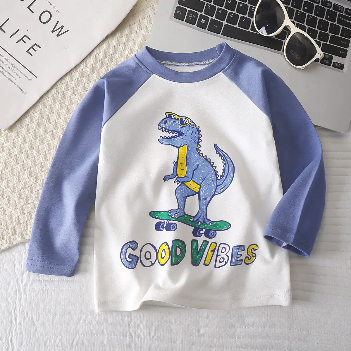 Children's Yellow Bunny Long Sleeve T-Shirt - Image 30