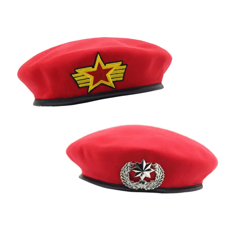 Blue Woolen Security Cap with Gold Emblem - Image 40