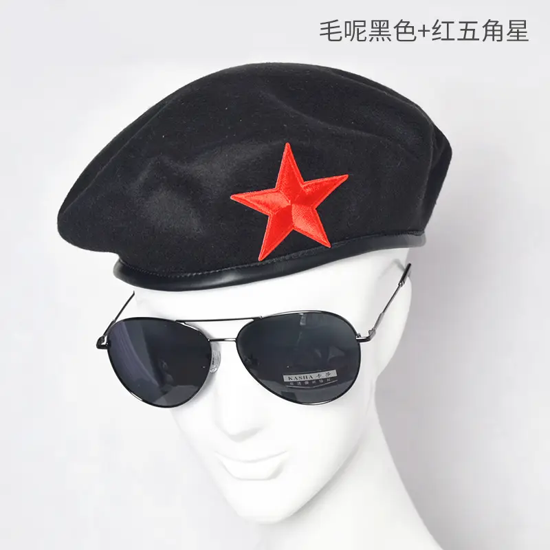 Blue Woolen Security Cap with Gold Emblem - Image 12